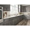 Jeffrey Alexander 12" Center-to-Center Brushed Oil Rubbed Bronze Square Milan 1 Appliance Handle 1092-12DBAC - alternate 5